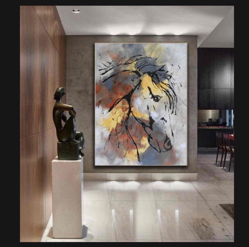 Abstract Horse Painting