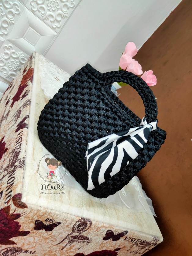 Crochet Bag With Turkish Kilim Thread