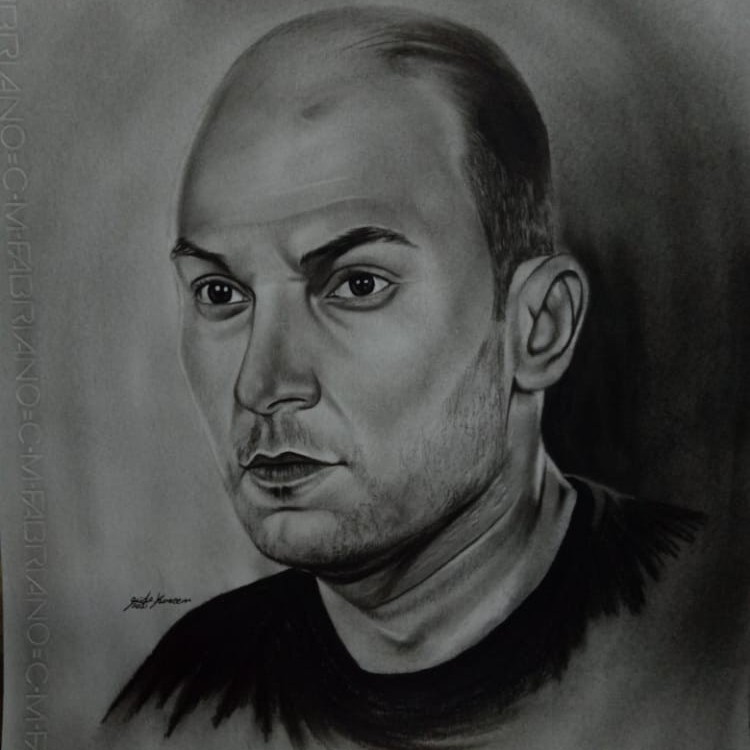 Portrait Charcoal Drawing