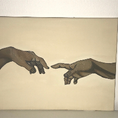 Adam's Hand ( By Michelangelo )