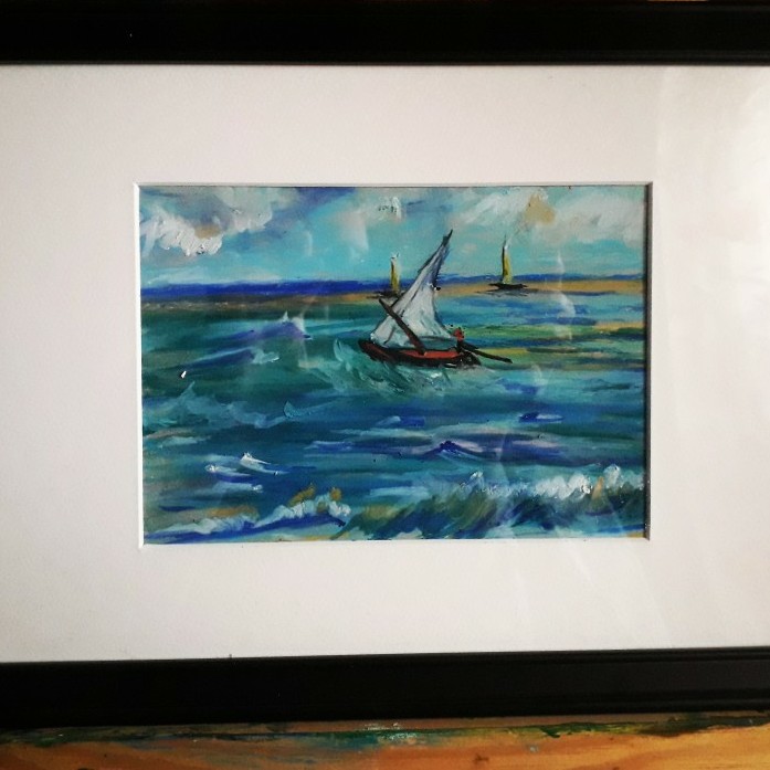 Sea (Freely Copied From Van Gogh)