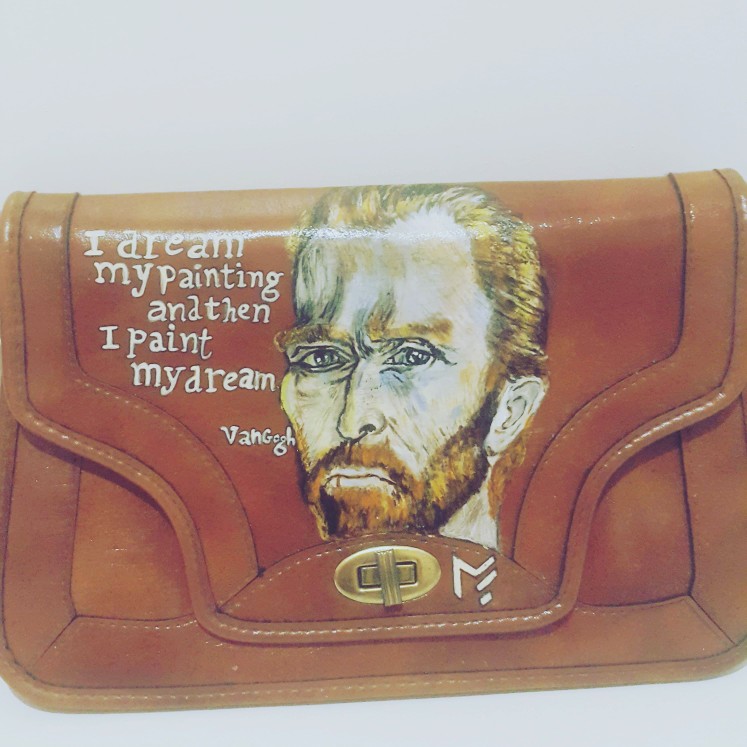 Van Gogh (Painted On A Handbag)