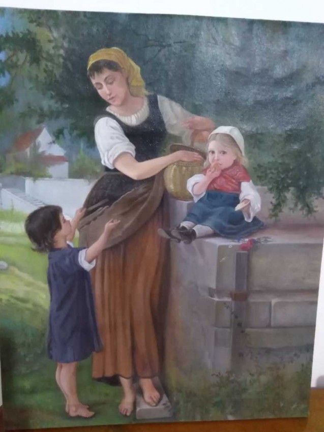 Young Woman With Children (Copied)