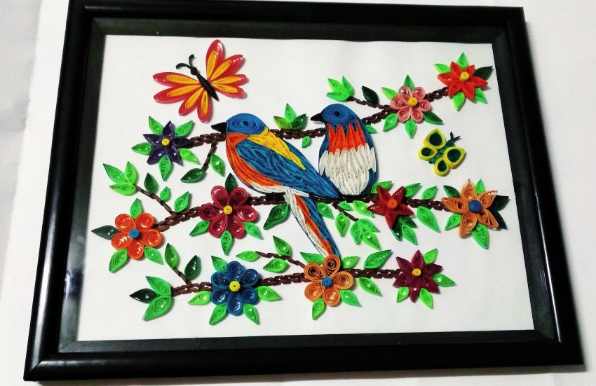 Love Birds (Quilling Art)