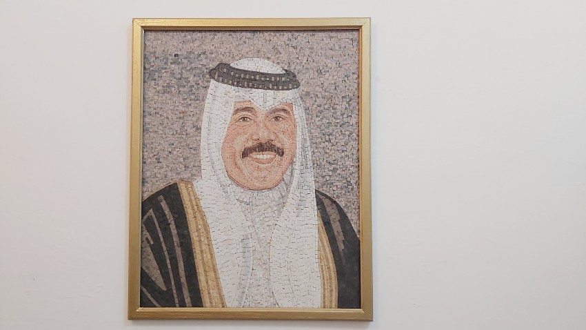 Prince Nawaf Al-Ahmad (Marble Artwork)