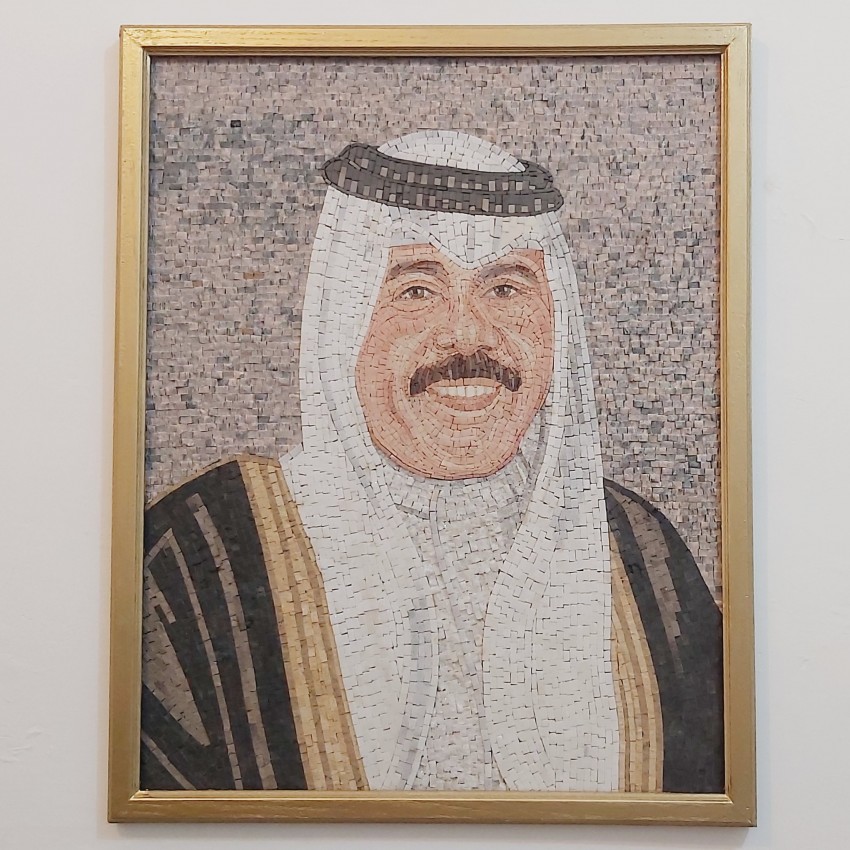 (الأمير نواف الأحمد  (فن الرخام