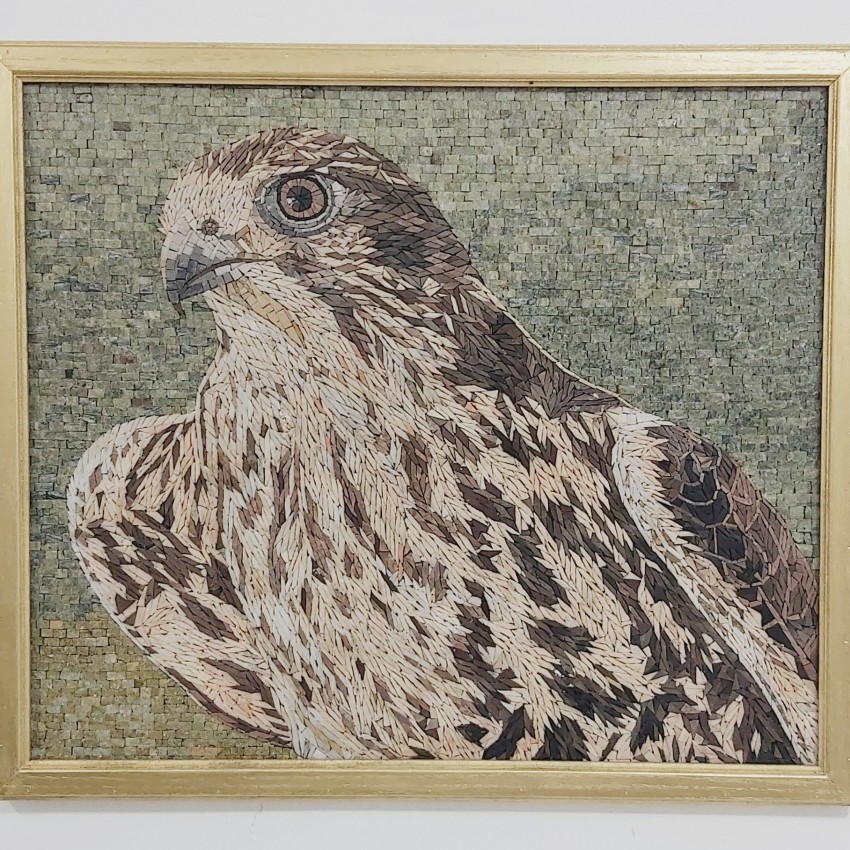 Hawk Bird Artwork (Mosaic Art)