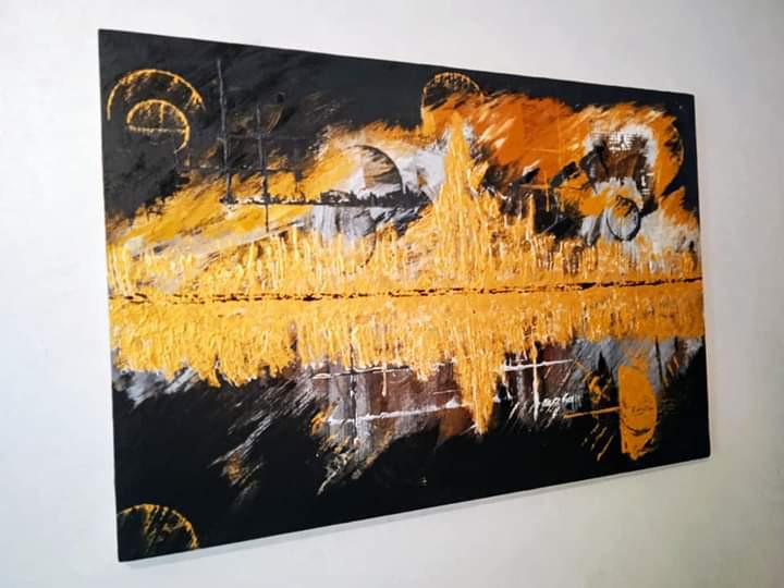 Golden Colored Painting