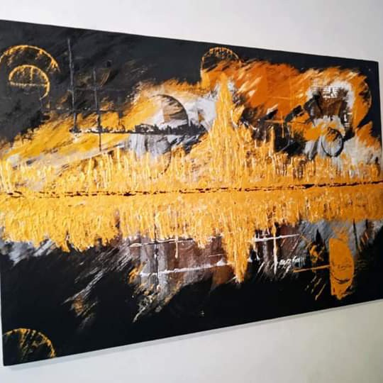 Golden Colored Painting