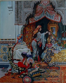 Mazina Bint Al Sultan (Orientalist Painting