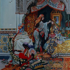 Mazina Bint Al Sultan (Orientalist Painting