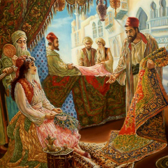 The Arabian Princess & The Carpet Seller