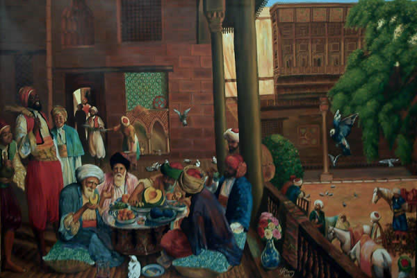 وليمة السلطان (لوحة استشراق)