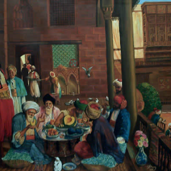 وليمة السلطان (لوحة استشراق)
