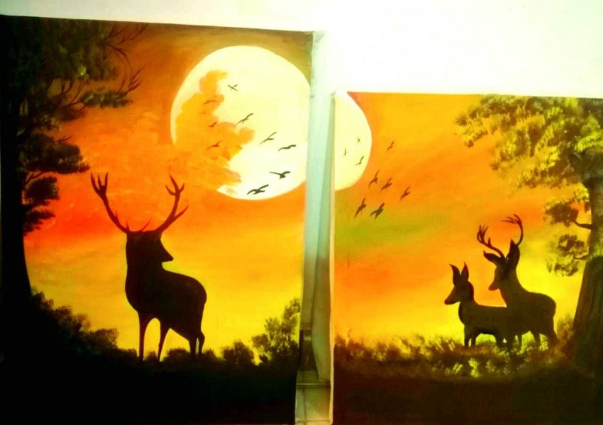 Set Of Two Paintings