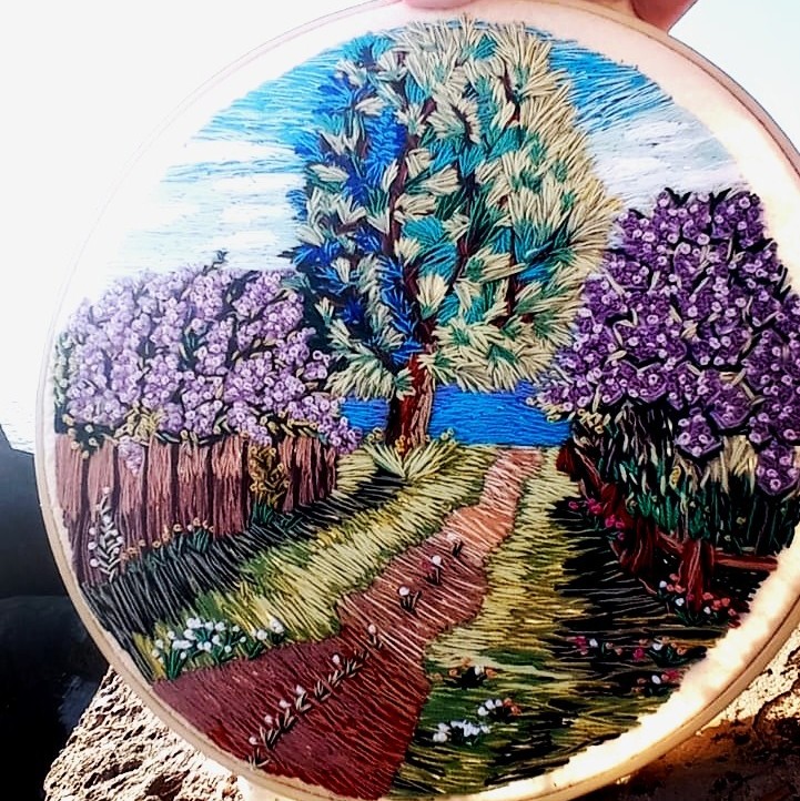 Landscape Embroidery Hoop