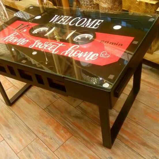Cassette Wood Table