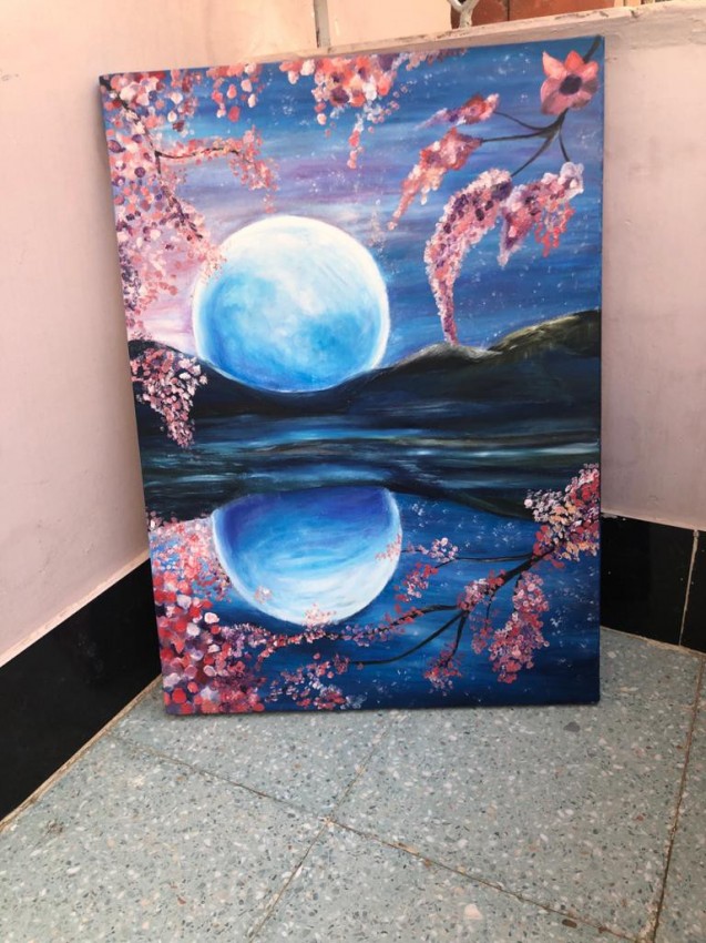 Moon And Roses