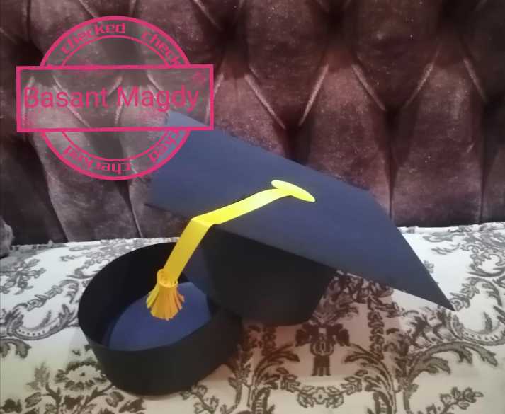 Graduation Hat Box (Paper Art)