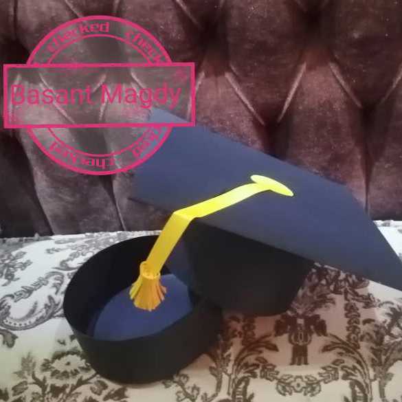 Graduation Hat Box (Paper Art)