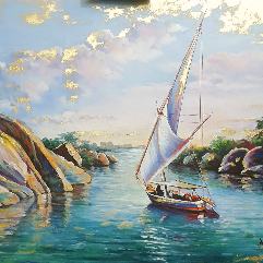 Sail Boat On The Nile River