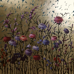 لوحة زهور