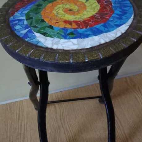 Flipping Chair/ Table (Mosaic Art)