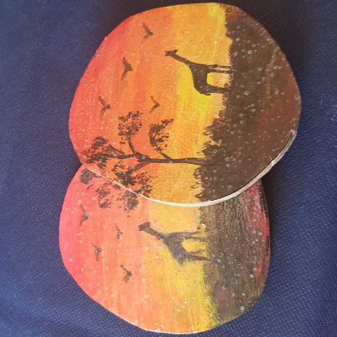 Hand Painted Coaster