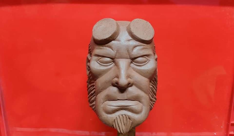 Hellboy Sculpture