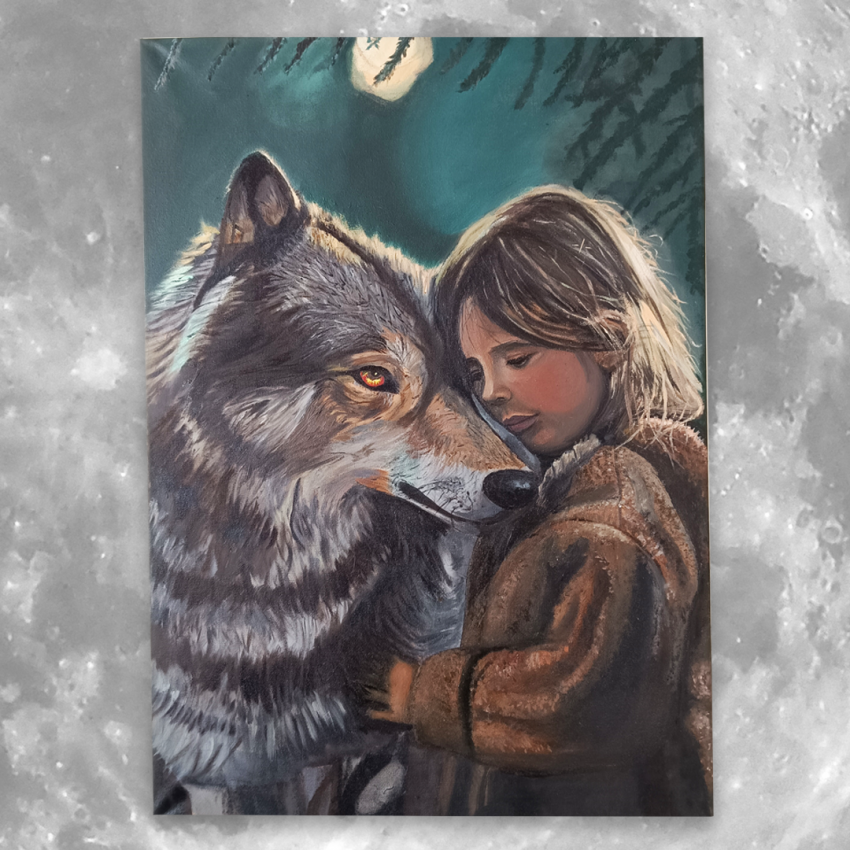 البنت والذئب